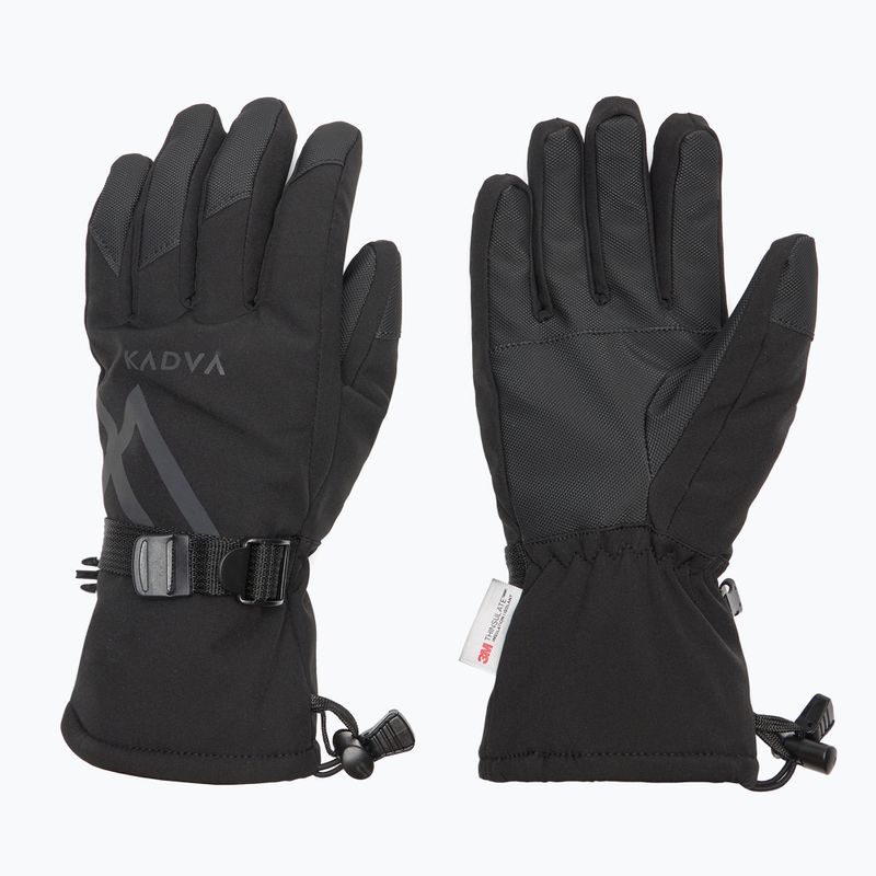Damen-Skihandschuhe KADVA Mountain Flow 3M Thinsulate schwarz 5