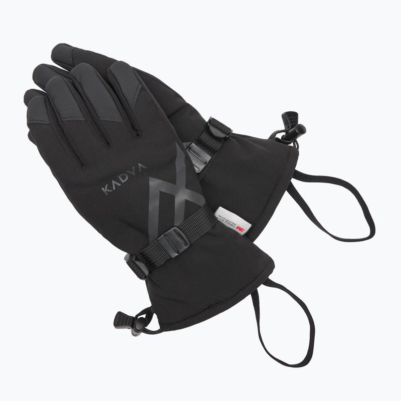 Damen-Skihandschuhe KADVA Mountain Flow 3M Thinsulate schwarz 10