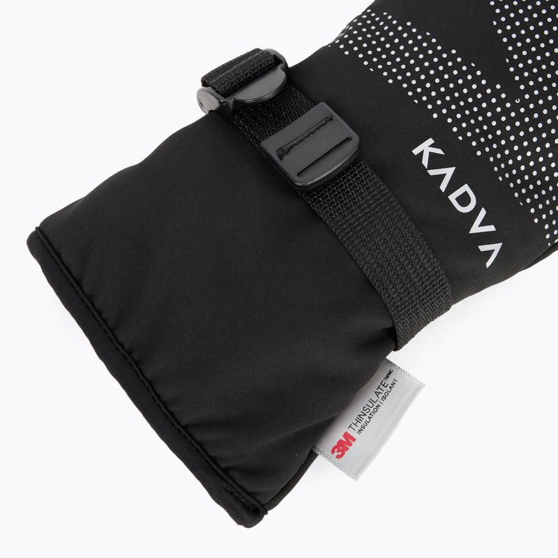 Damen-Skihandschuhe  KADVA Mountain Flow Pro Leder 3M Thinsulate black 5