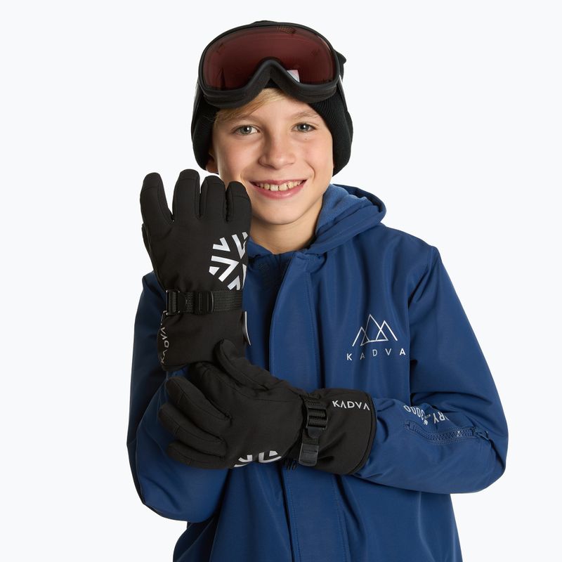 Kinderhandschuhe KADVA Mountain Flow schwarz 4