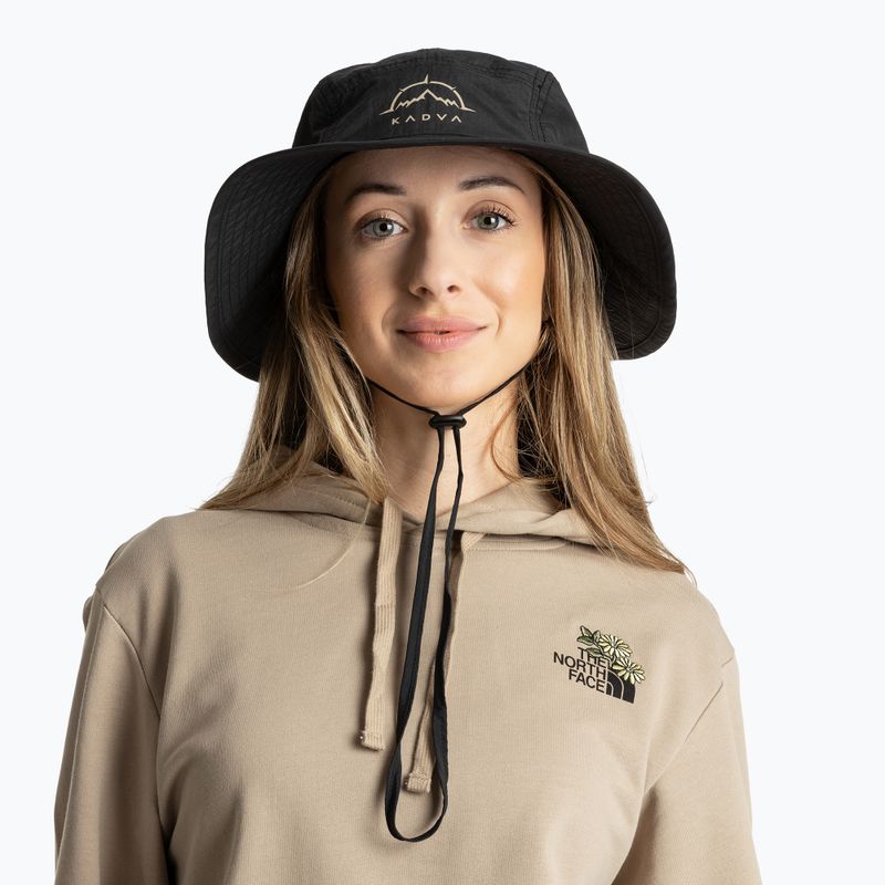KADVA Hiker Hat verstellbarer schwarzer Hut