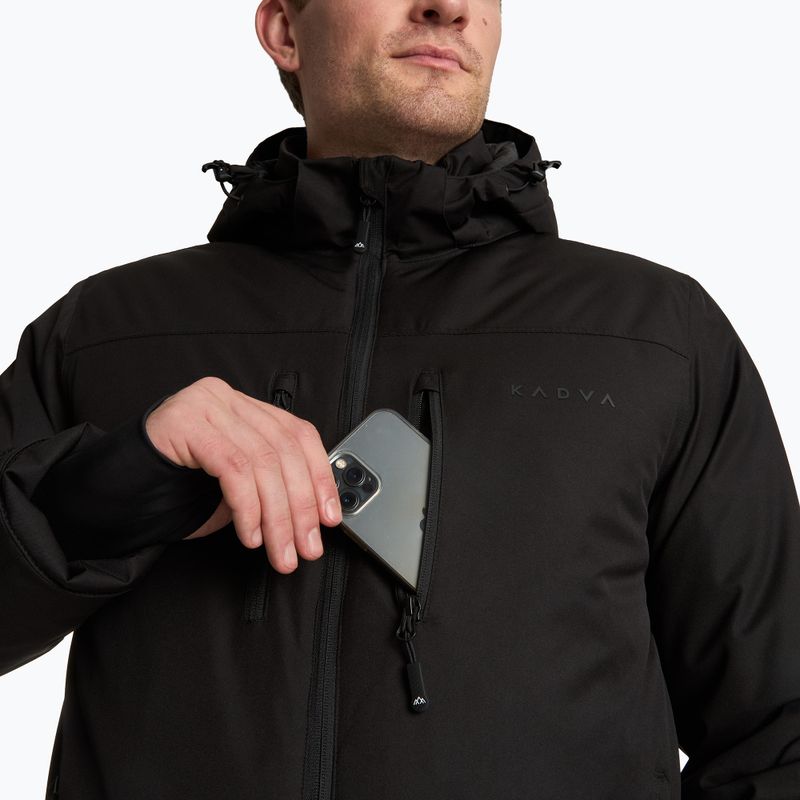 Herren-Skijacke KADVA Edge X Jacket schwarz 4