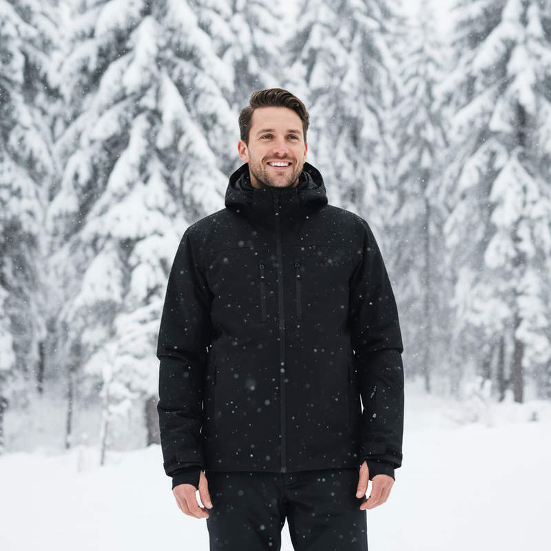 Herren-Skijacke KADVA Edge X Jacket schwarz 13