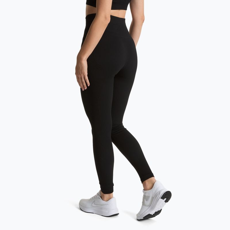 XTREXO Damen Leggings Lexi Up Nahtlose Leggings schwarz 4