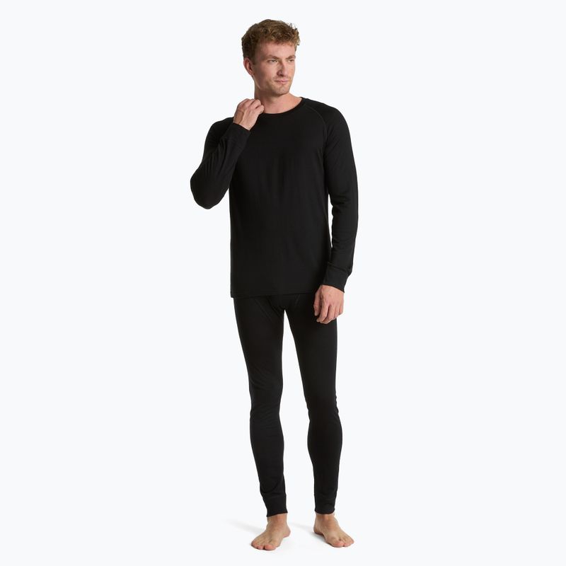 WOOLCANO Merino Herren Thermo-Unterwäsche-Set SET0540 schwarz