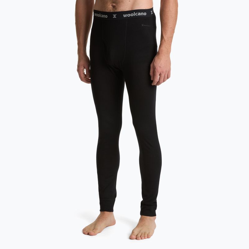 WOOLCANO Merino Herren Thermo-Unterwäsche-Set SET0540 schwarz 7