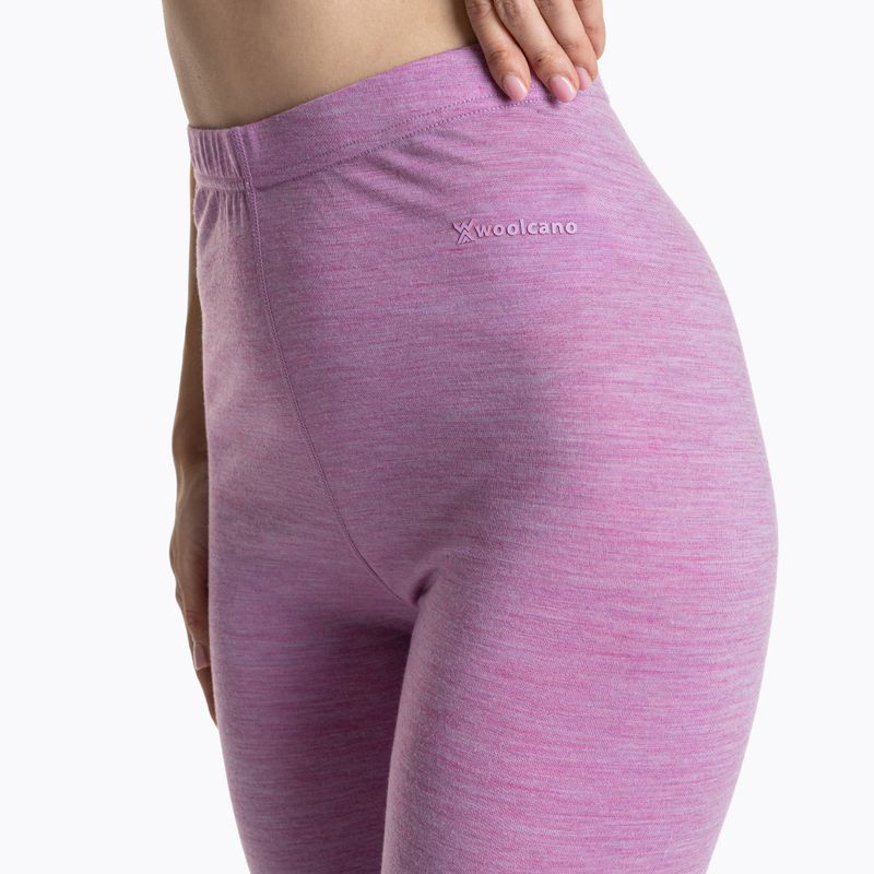 Damen Thermo-Unterwäsche-Set WOOLCANO Merino SET0543 lila 9