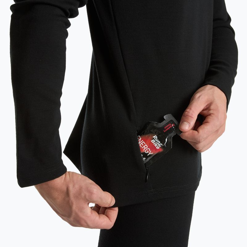 Herren Thermo-Sweatshirt WOOLCANO Merino TOP0544 schwarz 8