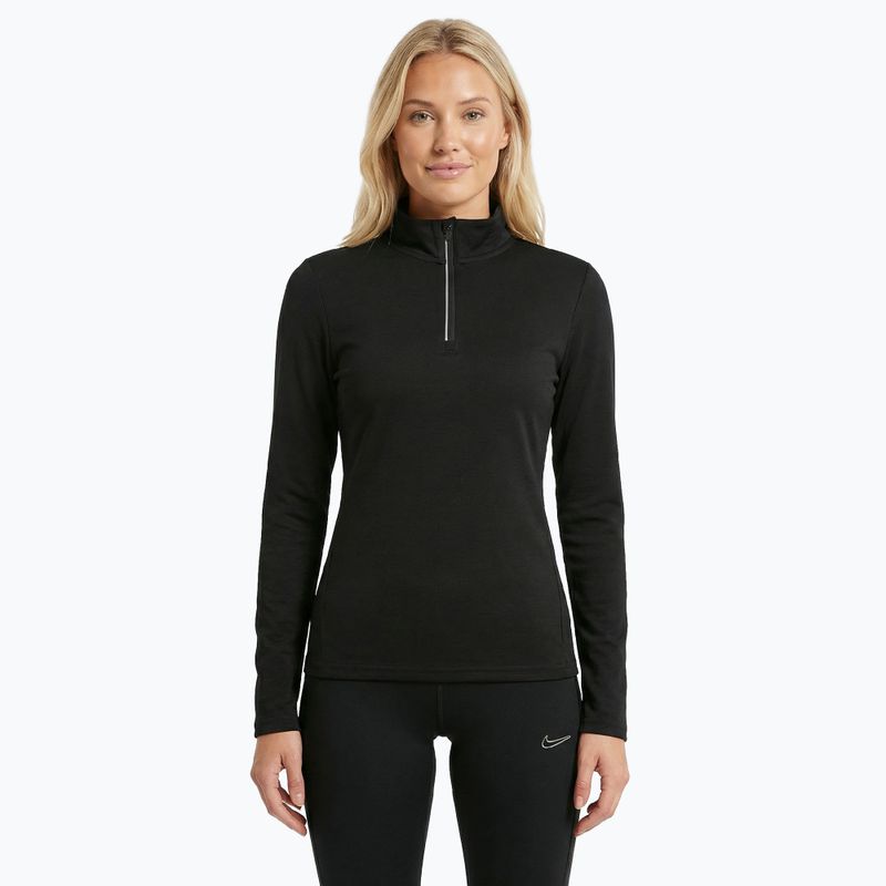 Damen Thermo-Sweatshirt WOOLCANO Merino TOP0545 schwarz