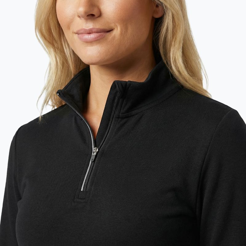 Damen Thermo-Sweatshirt WOOLCANO Merino TOP0545 schwarz 4