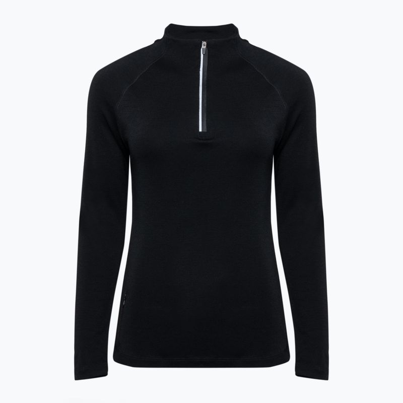 Damen Thermo-Sweatshirt WOOLCANO Merino TOP0545 schwarz 6