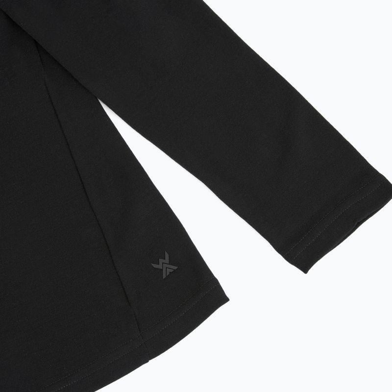 Damen Thermo-Sweatshirt WOOLCANO Merino TOP0545 schwarz 10