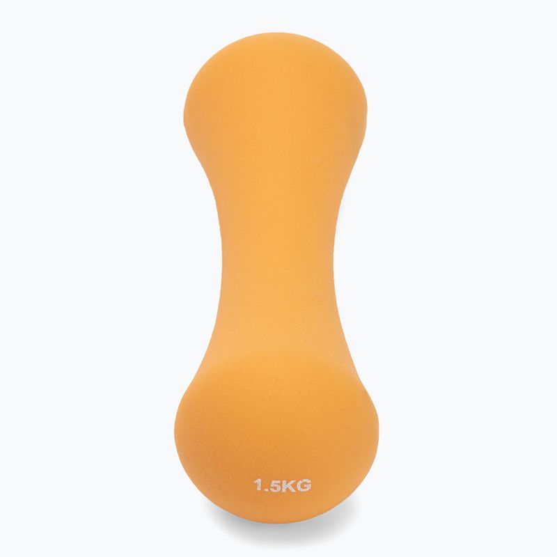 TREXO Neopren-Hantel TX0-B4M009 1,5 kg orange 2