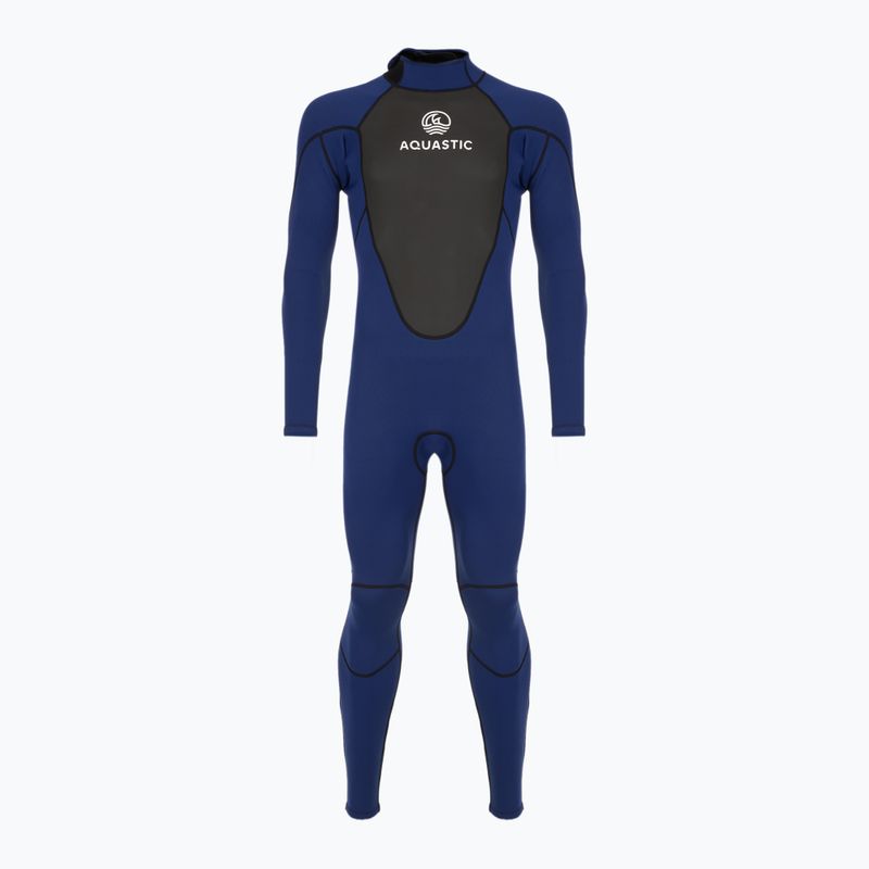 Herren-Neoprenanzug AQUASTIC aus 3/2 mm Neopren WAVEY 3/2 navy blue 11