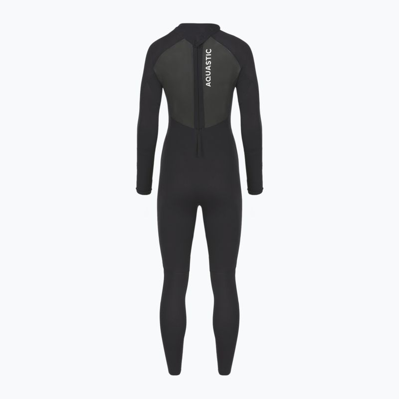 Damen-Neoprenanzug AQUASTIC aus Neopren 4/3 mm WAVEY black 13