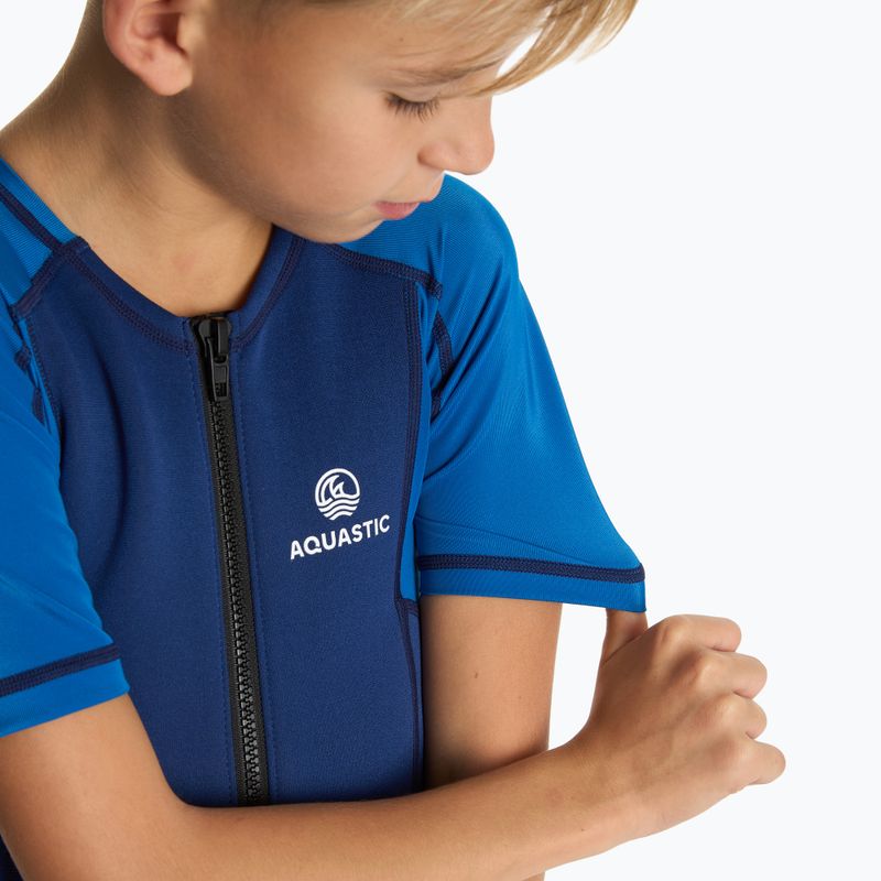 Kinder-Neoprenanzug AQUASTIC aus Neopren 1,5 mm WAVEY blue 6