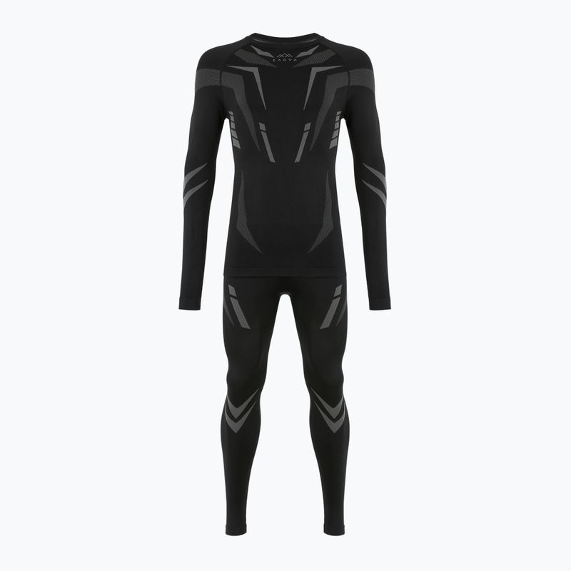 Herren Thermo-Unterwäsche-Set KADVA ALPINESTEP COOLMAX THERMAL PRO DRY schwarz 10