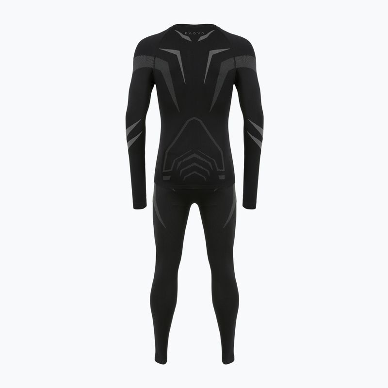 Herren Thermounterwäsche-Set KADVA ALPINESTEP COOLMAX THERMAL PRO DRY nahtlos schwarz 11