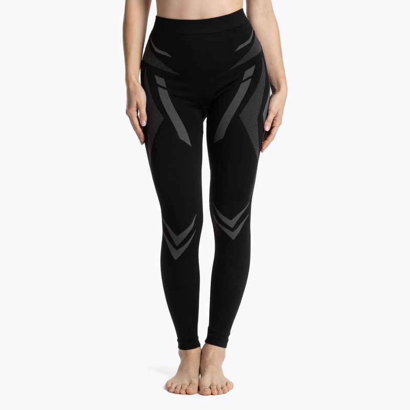 Damen Thermo-Unterwäsche-Set KADVA ALPINESTEP COOLMAX THERMAL PRO DRY nahtlos schwarz 8
