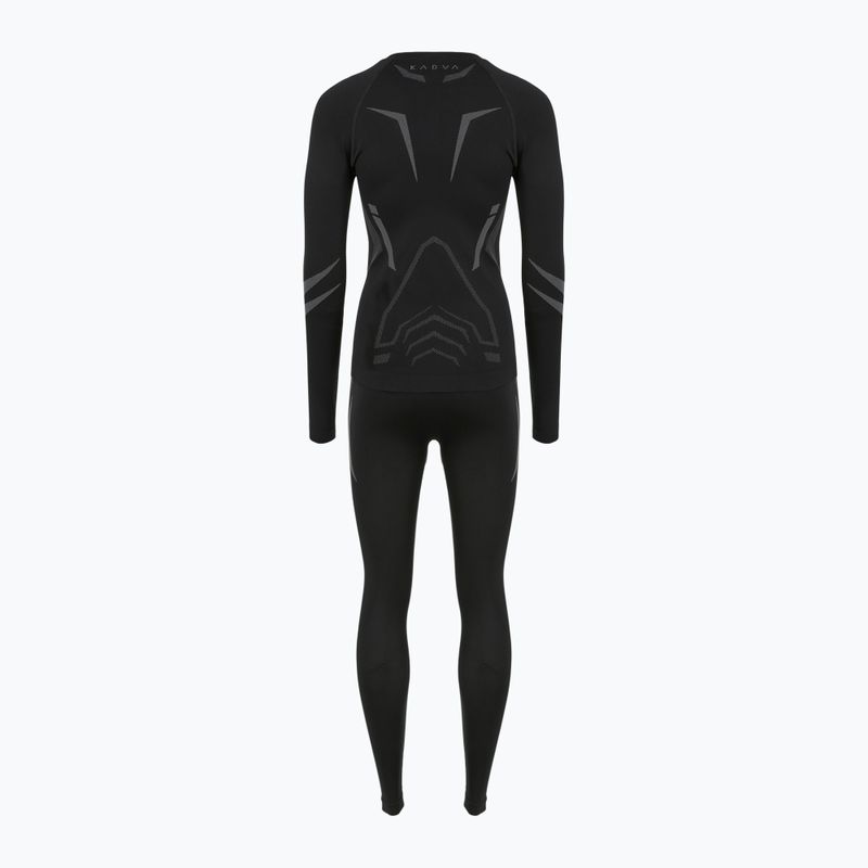 Damen Thermo-Unterwäsche-Set KADVA ALPINESTEP COOLMAX THERMAL PRO DRY nahtlos schwarz 12