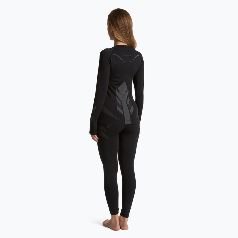 Damen Thermo-Unterwäsche-Set KADVA ALPINESTEP THERMO LIGHT PLUS schwarz 2