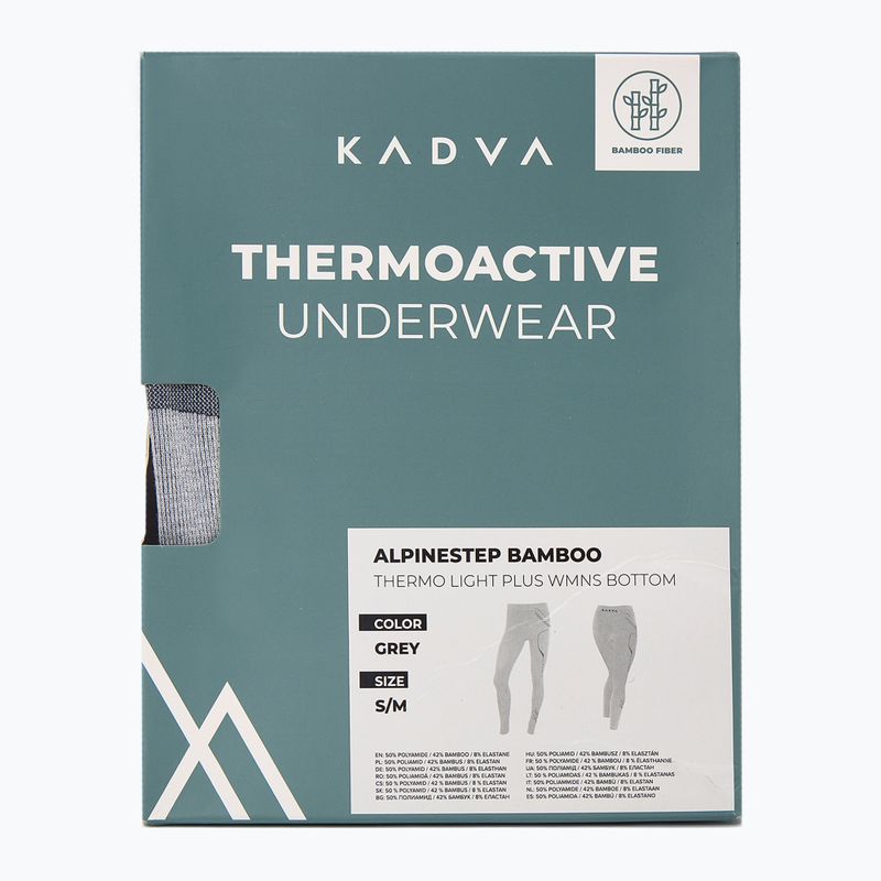 Thermoaktive Damenhose KADVA ALPINESTEP BAMBOO THERMO LIGHT PLUS grau 8