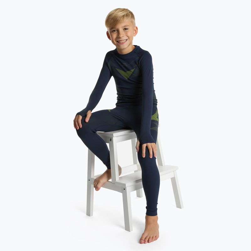 Kinder-Thermounterwäsche-Set KADVA ALPINESTEP THERMO LIGHT PLUS nahtlos in Marineblau 8