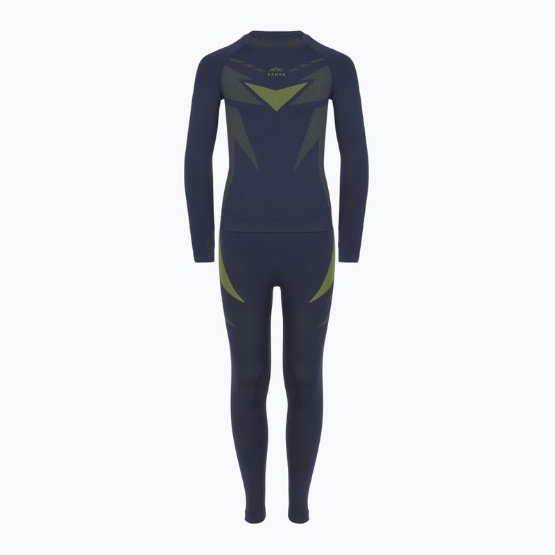 Kinder-Thermounterwäsche-Set KADVA ALPINESTEP THERMO LIGHT PLUS nahtlos in Marineblau 10