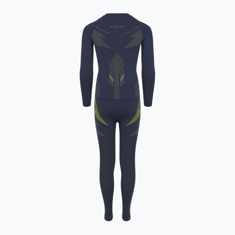 Kinder-Thermounterwäsche-Set KADVA ALPINESTEP THERMO LIGHT PLUS nahtlos in Marineblau 11