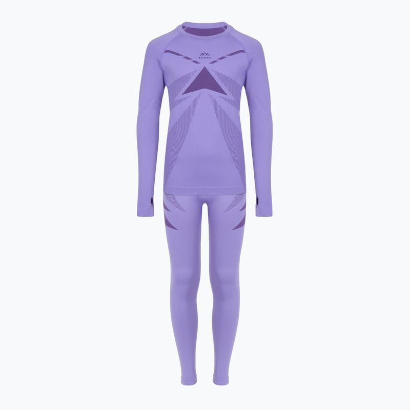 Kinder-Thermounterwäsche-Set KADVA ALPINESTEP THERMO LIGHT PLUS nahtlos lila 10