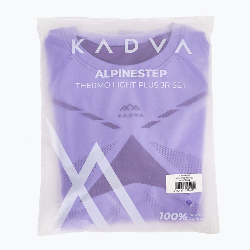 KADVA ALPINESTEP THERMO LIGHT PLUS Kinder Thermo-Unterwäsche-Set lila 12
