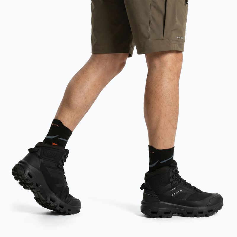 Herren-Trekkingschuhe KADVA Obsidian Mid WP schwarz 3