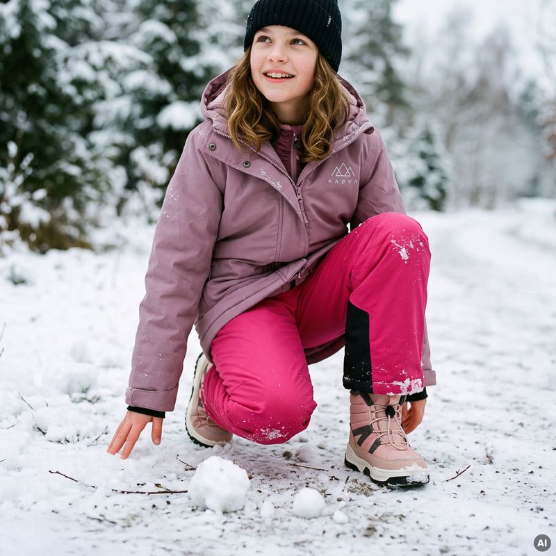 Kinder-Winterstiefel KADVA Mauri WP JRG lila 11