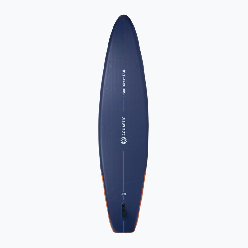 Set Paddleboard SUP aufblasbar AQUASTIC Perth Sport 11'4" MSL allround orange 4