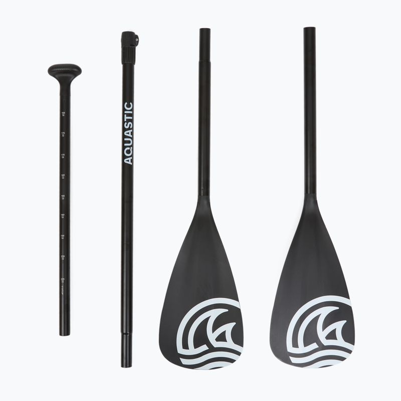 Set Paddleboard SUP aufblasbar AQUASTIC Perth Sport 11'4" MSL allround orange 14