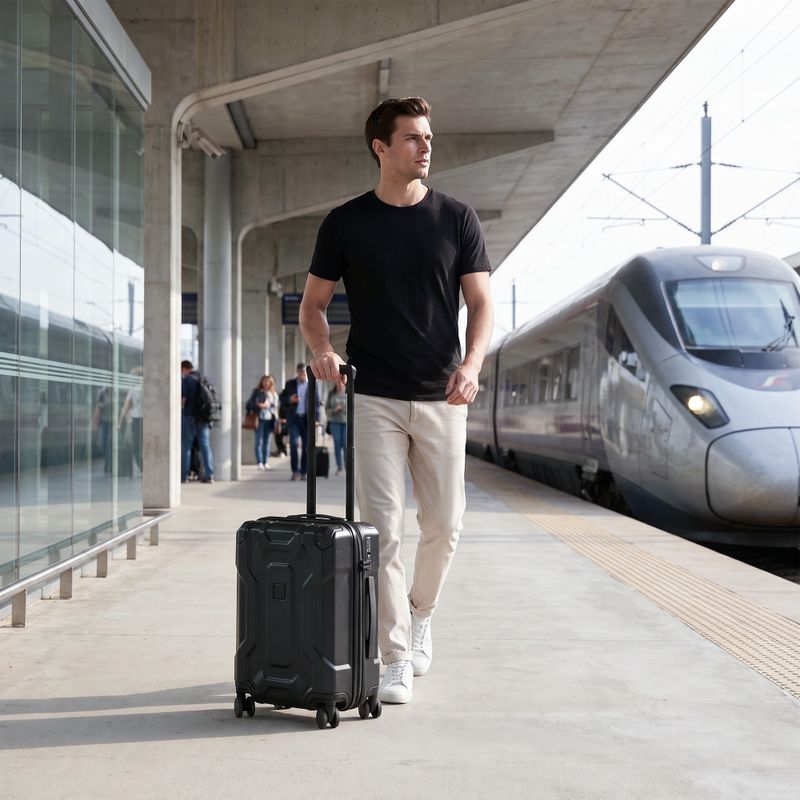 Reisekoffer KADVA Roca 41 l schwarz 18