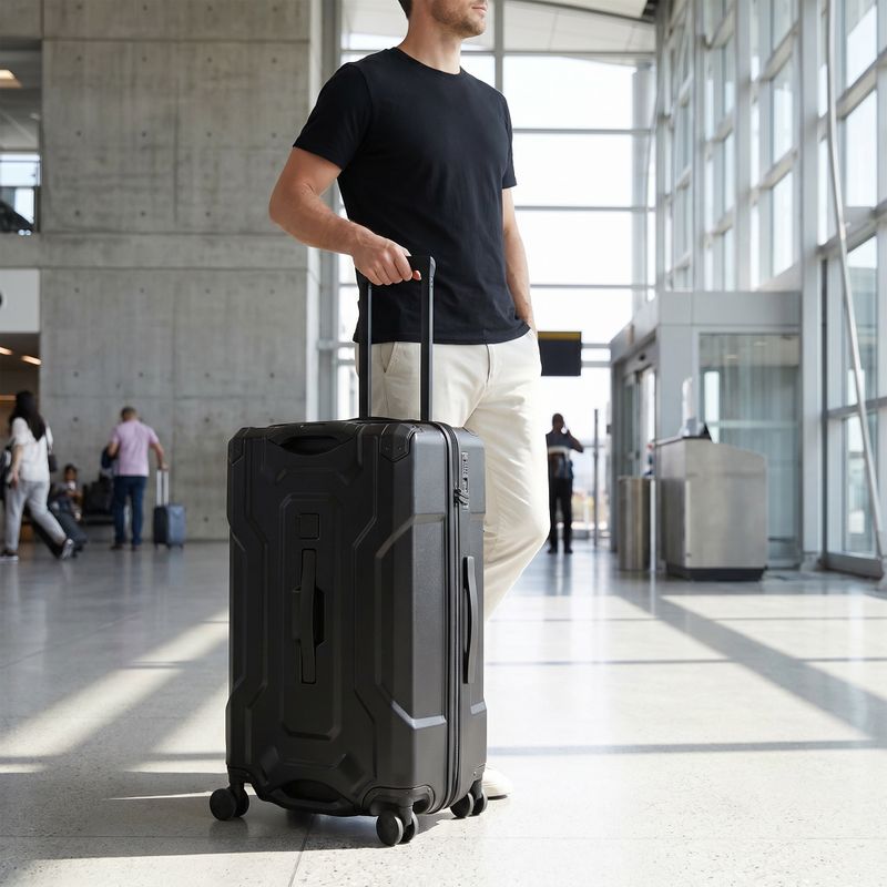 Reisekoffer KADVA Roca 76 l schwarz 16