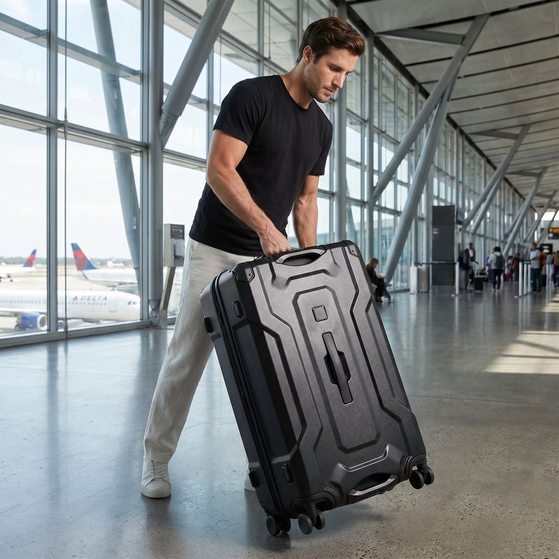 Reisekoffer KADVA Roca 120 l schwarz 17