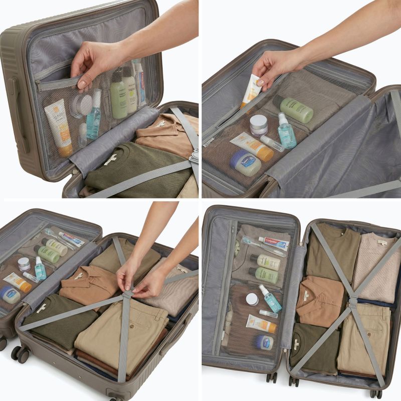 Großer Reisekoffer KADVA Palero 95 l beige 3