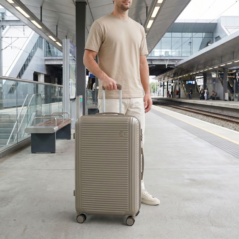 Großer Reisekoffer KADVA Palero 95 l beige 15