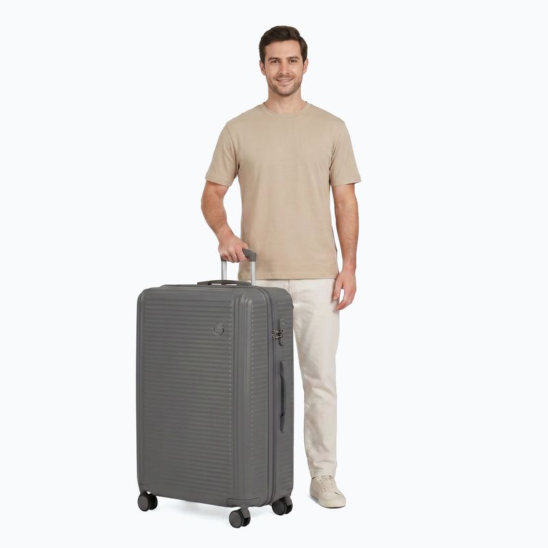 Großer Reisekoffer KADVA Palero 95 l grau 2