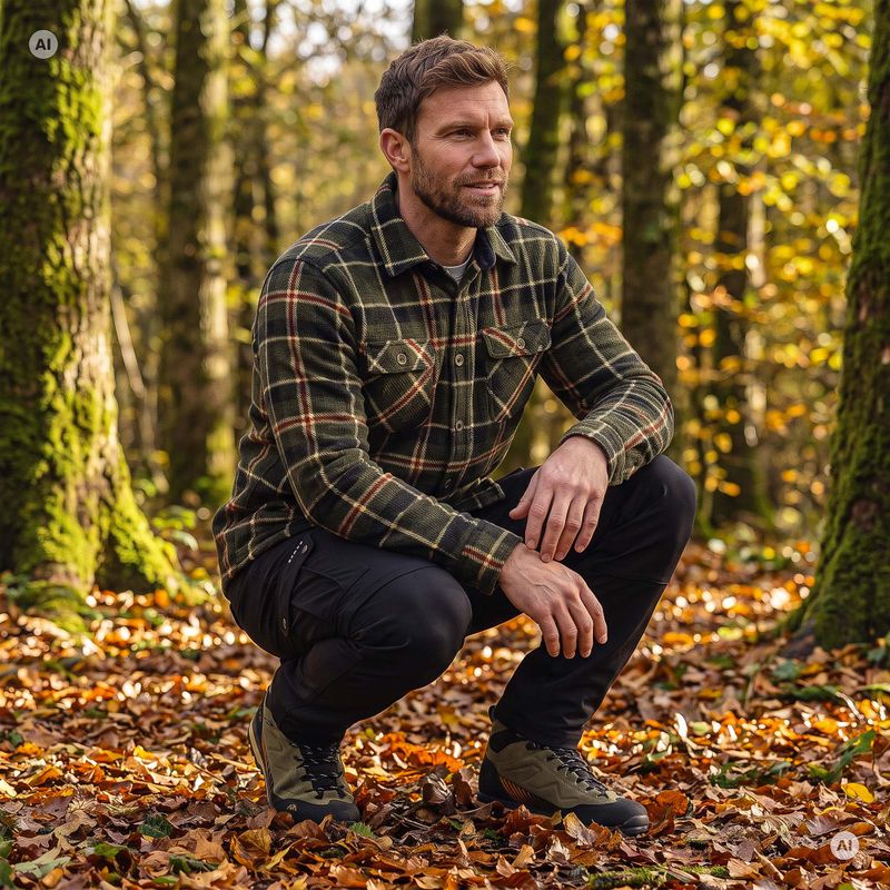 Herren-Trekkingpullover KADVA Walkora grün 8