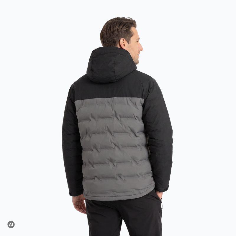 Herren gefütterte Jacke KADVA GlacierShell grau 3