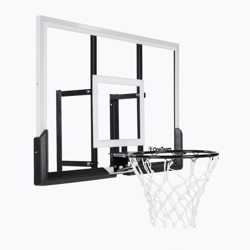 OneTeam Basketball-Set BB120P Backboard + Reifen 2