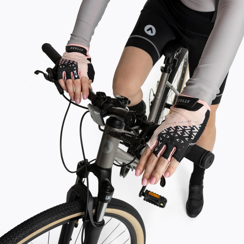 Damen Radhandschuhe ATTABO Vito WMNS gel shock proof rosa/schwarz 5