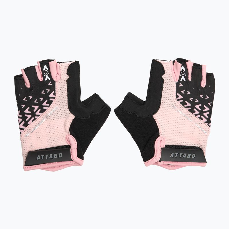 Damen Radhandschuhe ATTABO Vito WMNS gel shock proof rosa/schwarz 2