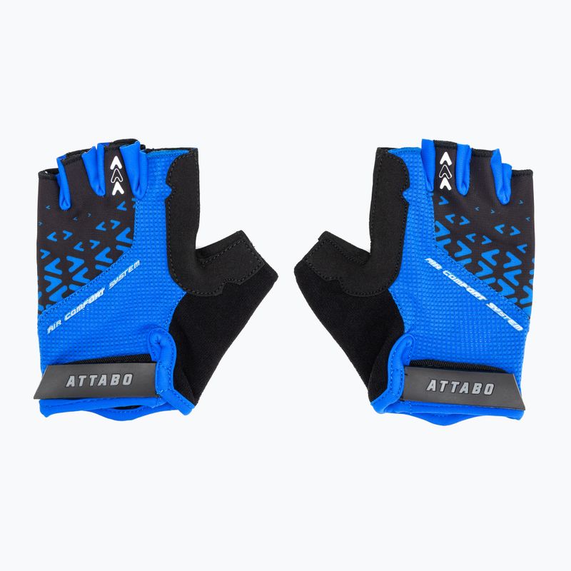 ATTABO Vito Gel stoßfeste Fahrradhandschuhe blau/schwarz 2
