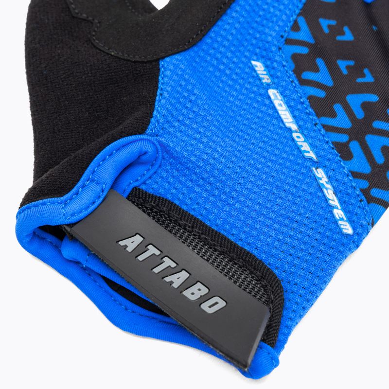 ATTABO Vito Gel stoßfeste Fahrradhandschuhe blau/schwarz 6