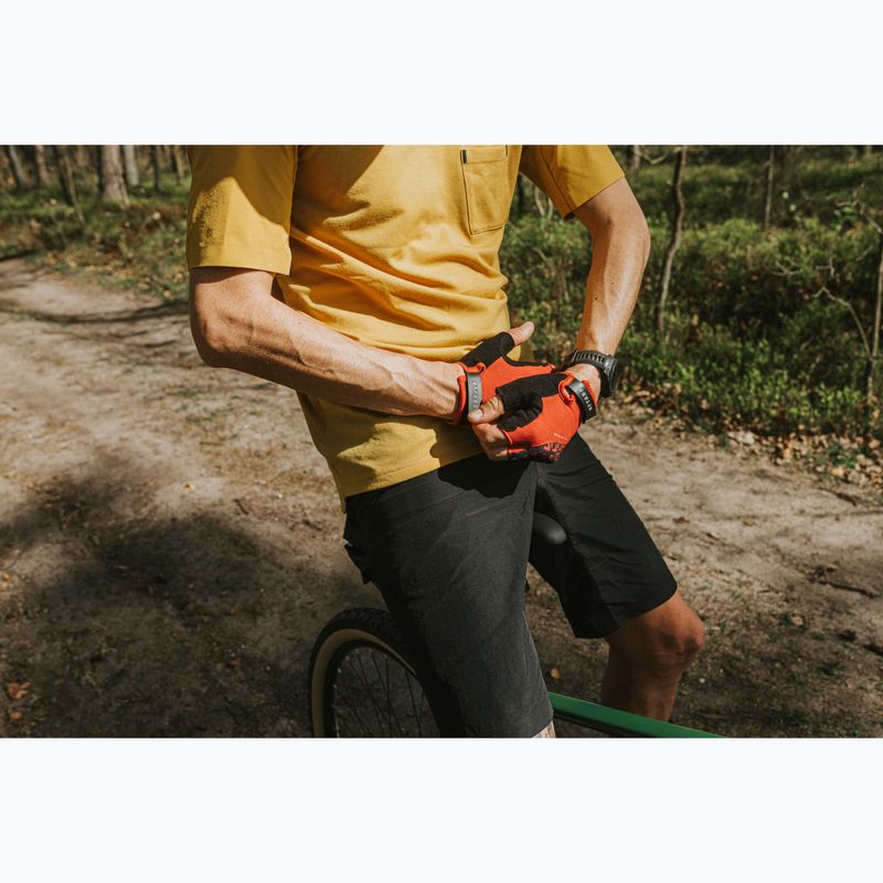 ATTABO Vito gel shock proof rot/schwarz Fahrradhandschuhe 9