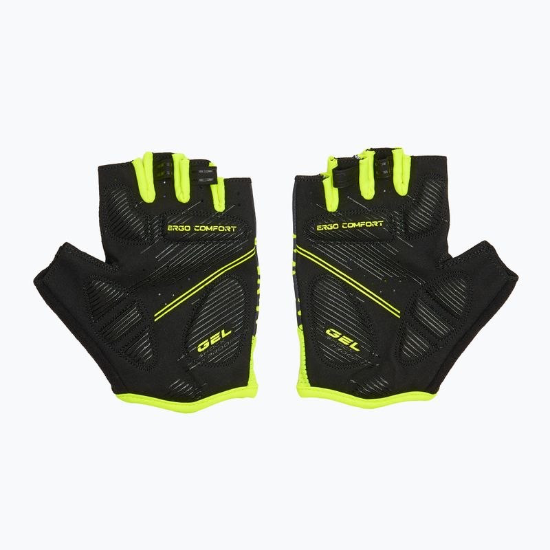 ATTABO Vito gel shock proof limette/schwarz Fahrradhandschuhe 3